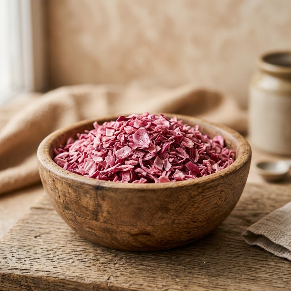 Dehydrated Pink Onion Flakes